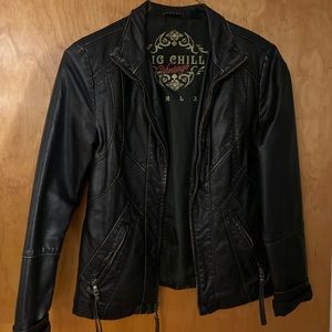 SOLD S Faux Leather Jacket